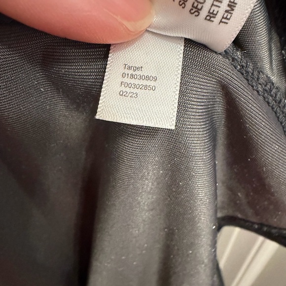 a A New Day Velour Velvet Side Ruched Drapery Bodycon Midi Dress Black XL NWT - Picture 4 of 8